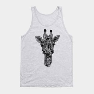 Twiga the Giraffe - Monochrome line art Tank Top